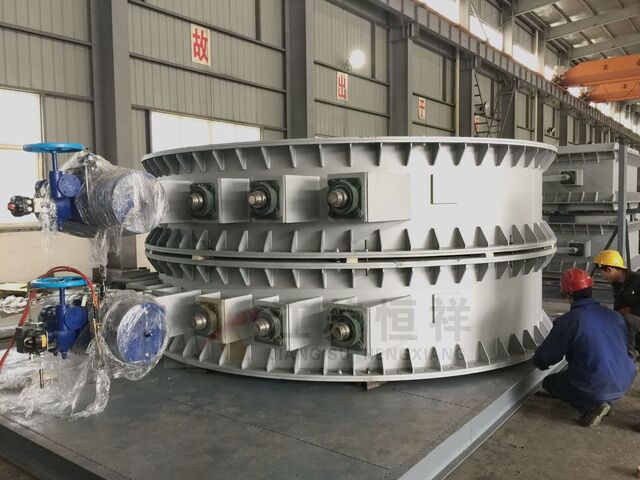 大型气动烟道挡板蝶阀